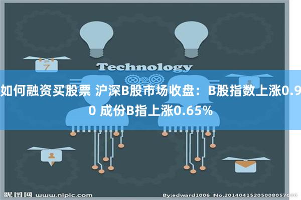 如何融资买股票 沪深B股市场收盘：B股指数上涨0.90 成份B指上涨0.65%